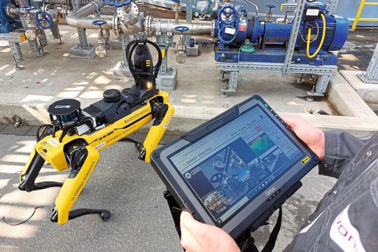 Getac F110-EX: Sicherheit für automatisierte Inspektionsrouten im Evonik-Innovation-Project(Bild:  Evonik)