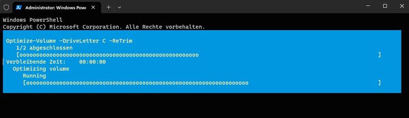 Trim auf SSD-Laufwerken optimieren. (Bild: Joos - Microsoft)