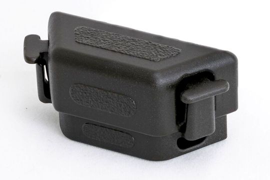 Im Digital Light Processing (DLP) hergestelltes Sensorgehäuse für den Motorraum aus dem Photopolymer Figure 4 140C Black.(Bild: 3D Systems)