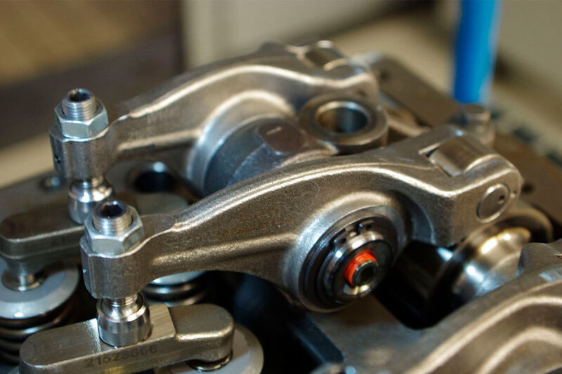 A rocker arm manufactured in the usual way. (Renault Trucks)