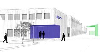 Die Darstellung des neuen Jopp-Entwicklungszentrums in Bad Neustadt. (Jopp)