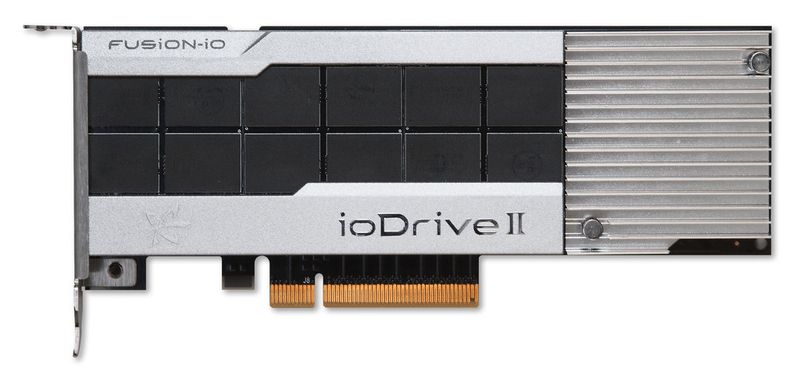 Flash Memory-Plattform von Fusion-IO zur serverseitigen Applikationsbeschleunigung mit Kapazitäten bis zu 2,4 TByte. (Fusion-IO)