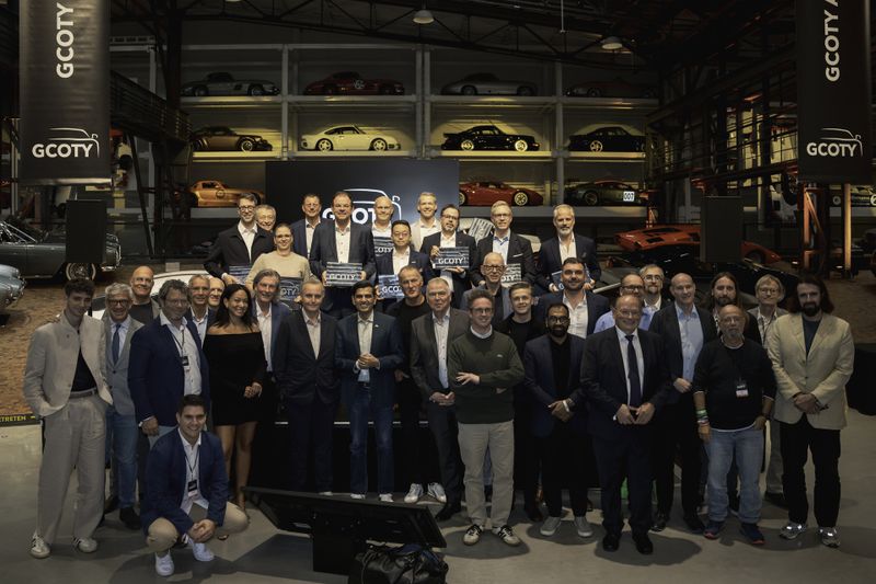 Award winners and the jury at the National Automobile Museum—The Loh Collection in Dietzhölztal. (Source: GCOTY)