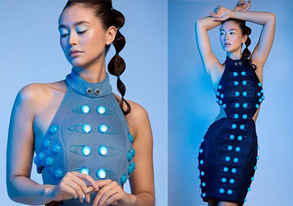 Unter den Finalisten ist auch das Chromatic Dress von Anouk Wipprecht. (Bild: 3DPC)