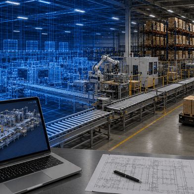 Warum der digitale Zwilling erst zum Planungsinstrument wird, wenn er einer klaren Entscheidungsfrage folgt, zeigt der Autor hier. (Bild: T&O Group/KI-generiert)