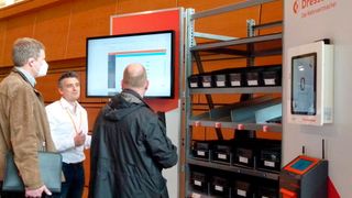 Dresselhaus informierte auf der Schraubtec Süd über seine Kanban- und RFID-Lösung DIREKT. Dresselhaus ist auch auf der Schraubtec West vertreten. (Bild: D.Quitter/VCG)