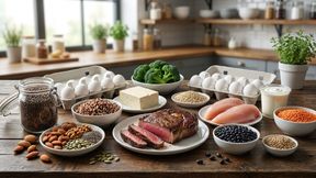 Wie viel Protein in einem Lebensmittel steckt, wird typischerweise nicht direkt gemessen, sondern über den Stickstoffgehalt und einen allgemeinen – seit rund 200 Jahren gängigen – Umrechnungsfaktor ermittelt. (Bild: KI-generiert / Gemini)