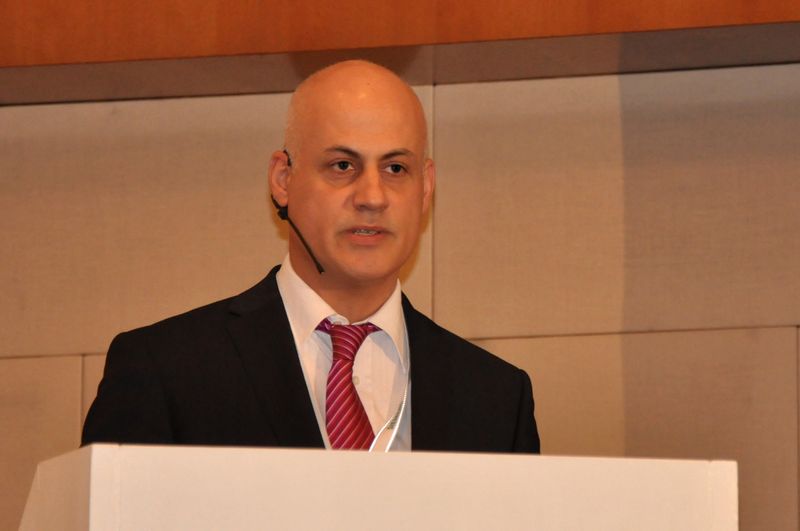 Siemens meets the demand for more energy efficiency in products, applications, and solutions for industry. Nehme Moufarrej, Sales & Marketing, Drive Technologies Division at Siemens spoke about the cost saving potential.  (Picture: M.Henig/PROCESS)