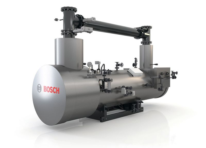 Efficient generation of process heat: The new, modular heat recovery boiler from Bosch. (Picture: Bosch / Ehemann Lutz (TT-FB/SLI-MKT))
