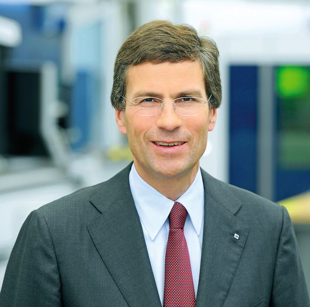 Dr.-Ing. Mathias Kammüller, geschäftsführender Gesellschafter der Tumpf GmbH + Co. KG: „Viele unserer Kunden sind Jobshops. Dementsprechend brauchen sie Maschinen, mit denen mit wenig Rüstaufwand ein großes Materialspektrum bearbeitet werden kann.“ (Bild: Trumpf)