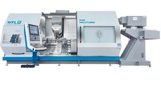 Die M30 MILLTURN / 2000 mm zeigt der Metav-Aussteller WFL als Messehighlight mit einem 80-fach-Werkzeugmagazin und 80 bar Kühlmitteldruck in Halle 5 am Stand D27. (WFL)