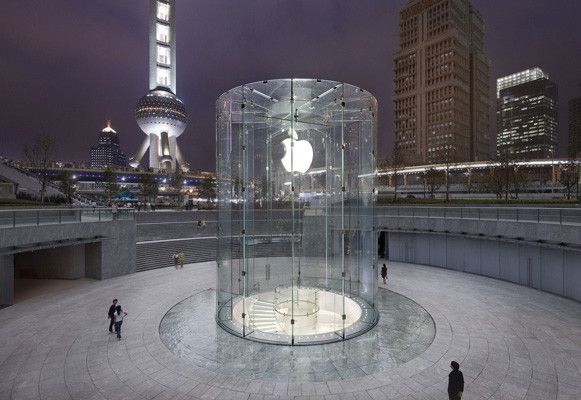 Ein Traum aus Glas: Der Apple-Store in Shanghai. (Bildquelle: Apple)