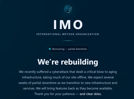 Die IMO baut nach einem Cyberangriff ihre Infrastruktur neu auf.(Bild:  IMO.net)