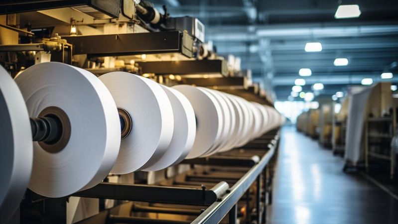 Die Papierherstellung ist ein komplexer Prozess, bei dem zahlreiche Parameter von Bedeutung sind. Für seine mehr als 200 Umbauprojekte jährlich setzt IBS auf atvise von Bachmann als Visualisierungslösung.(Bild: ©  Bachmann electronic / Adobe Stock)