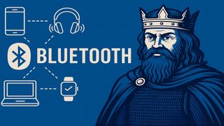 Bluetooth arbeitet im 2,4-GHz-Frequenzbereich und verbindet Geräte drahtlos über kurze Distanzen miteinander. (Bild: Copilot / KI-generiert)
