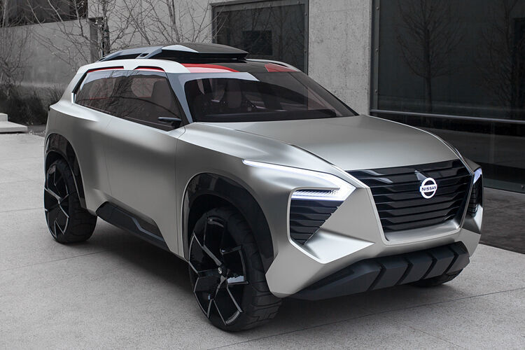 Mit dem Xmotion Concept könnte Nissan Ausblick auf die Formensprache künftiger Kompakt-SUV geben. (Nissan)