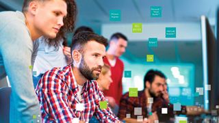 Ein funktionierendes Netzwerk besteht aus vielschichtigen Ebenen, die zusammenarbeiten. Die Anforderungen werden komplexer, die Lösungen sollten es nicht sein. Den Weg zur Lösung findet man durch soziale Kollaboration, der Zusammenarbeit verschiedener Menschen, Unternehmen, Maschinen. (NDAB Creativity@shutterstock.com)