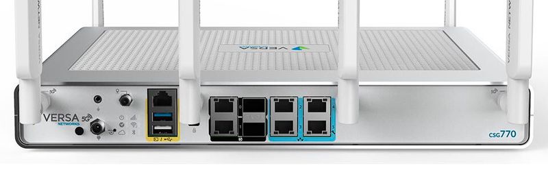 Die 5G-Appliances von Versa unterstützen SASE-Dienste aus der Cloud, einschließlich SWG, NGFW, UTM und SD-WAN, über eine Single-Pass-Architektur.(Bild:  Versa Networks)