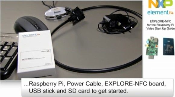 EXPLORE NFC und Raspberry Pi: Installation (Bild: NXP/element14)