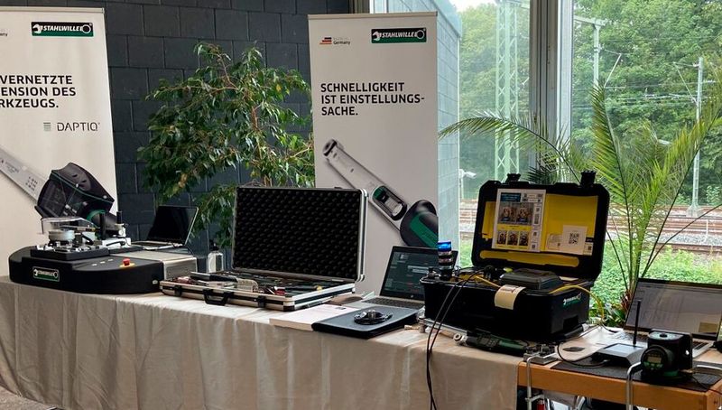 Stahlwille informierte über vernetzte Schraubwerkzeuge. (Bild: S.Höger/VCG)