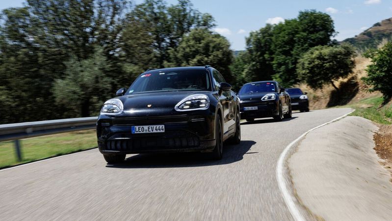Porsche legt den Cayenne in einer E-Variante auf.(Bild:  Porsche)