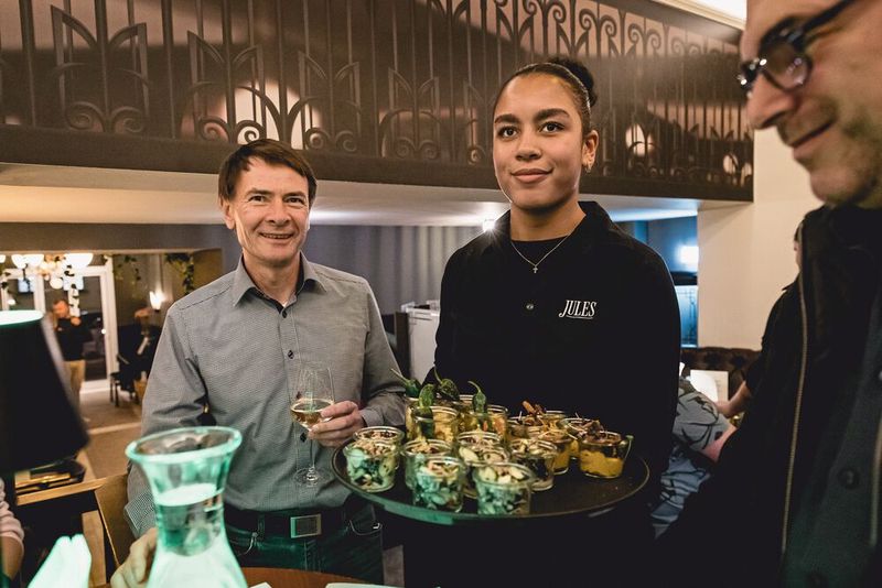 Impressionen vom Netzwerkabend. (Bild: Stefan Bausewein)