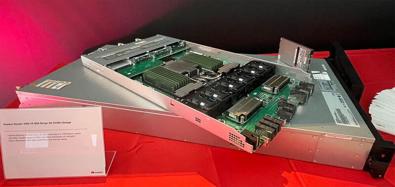 Im Storage-Midrange-Bereich von Huawei gibt es das All NVME-System „Dorado 5000 v6“. (Ulrike Ostler)