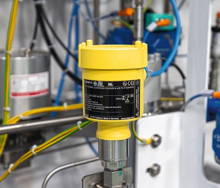 Die Prozessdruck-Sensoren der Vegabar-Reihe messen den Wasserstoffdruck sowohl  am Ein- als auch  am Ausgang der Verdichter. (Bild: Hiperbaric)