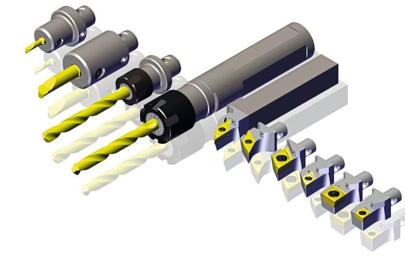 Neues, modulares Schnellwechselsystem Swiss-Micro für den Werkzeugwechsel beim Langdrehen von Swiss Tools Systems AG.  (Swiss Tool Systems)