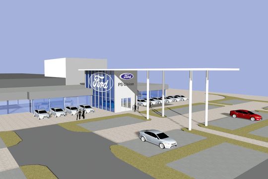 Der geplante Neubau von PS Union.(Bild:  PS Union)