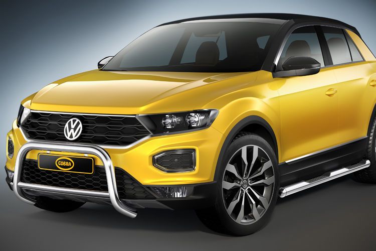 Die Cobra-Accessoires verpassen dem T-Roc einen Off-Road-Look. (Bild: Cobra)