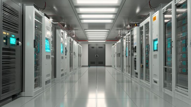 Ein Rack ist kein Safe! Ohne physische Sicherheit bleiben die besten Cybersecurity-Konzepte verwundbar.(Bild:  Midjourney / Paula Breukel / KI-generiert)