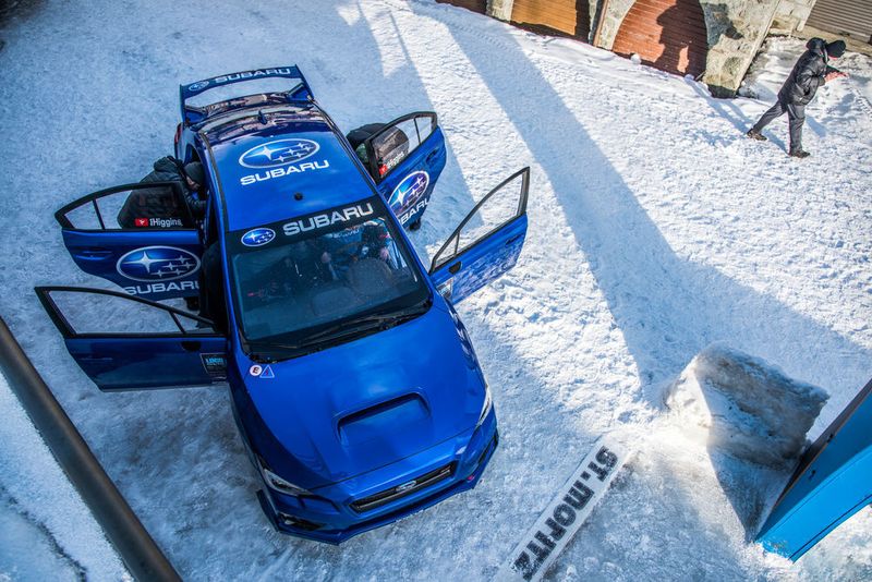 Was kann man in St. Moritz mit einem modifizierten Subaru Impreza WRX STI anstellen? (Anthony Cullen)