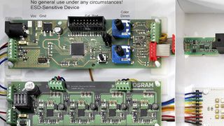 Universaler LED-Controller, der modular aufgebaut ist: Controllereinheit, Treiber und Sensor sind separate Bauteile ( Osram Opto Semiconductor)