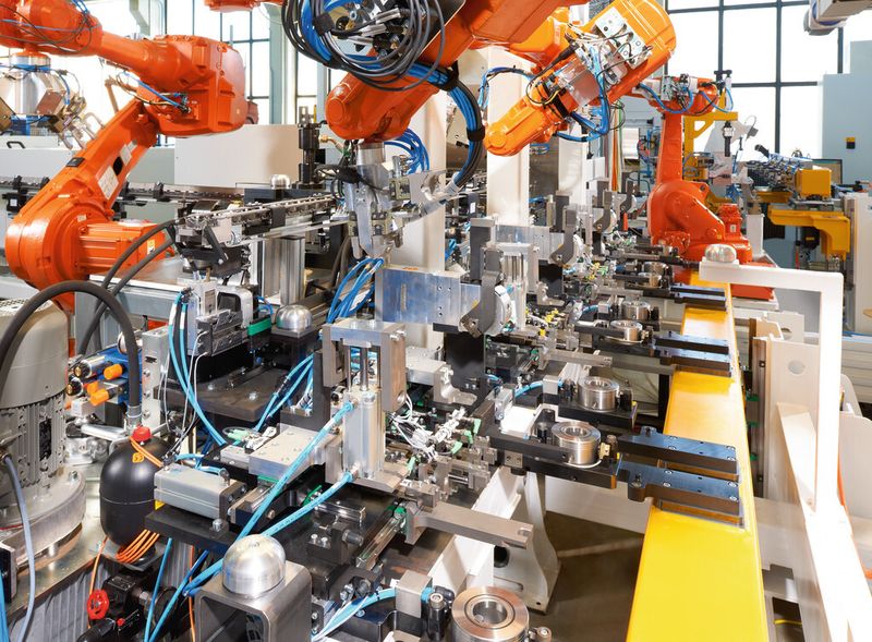 Transfersystem zum Transport der Werkstückträger.  (Bild: Bosch Rexroth)