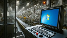 Veraltete OT-Systeme sind leichte Ziele für Angreifer, ein Austausch kostet Millionen. OT-Security sichert Anlagen und verschafft Betreibern Zeit für strategische Modernisierung. (Bild: Dall-E / KI-generiert)