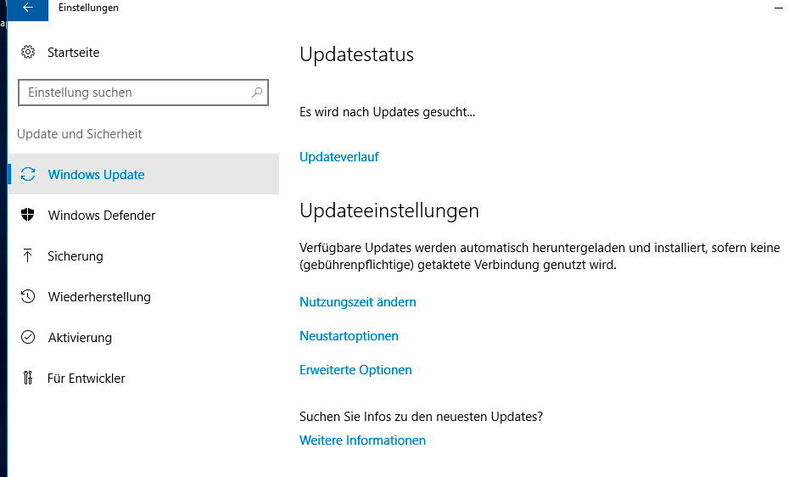 Sobald Updates für Windows 10 zur Verfügung stehen, beginnen Windows 10-Rechner mit der Update-Suche und installieren die Updates gemäß der Konfiguration in den Richtlinien. Bis die Installation funktioniert kann es natürlich einige Minuten dauern. (Thomas Joos)