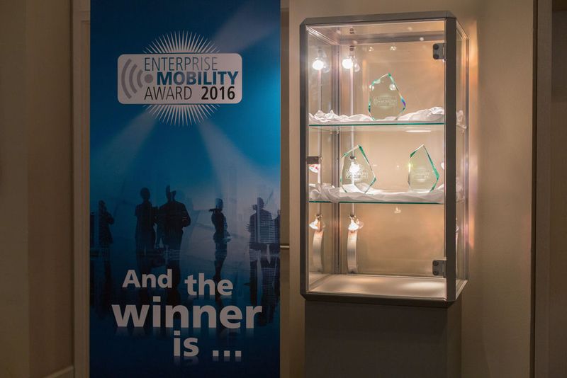 Die begehrten ENTERPRISE MOBILITY AWARDS – die Auszeichnung für erfolgreiche Enterprise Mobility Projekte. (www.offenblen.de)