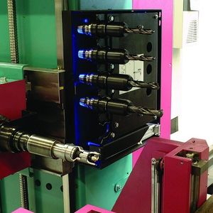 Bild 1: Mit der High-Speed-Contour-Marking-Einheit können Markierungen aller Art, wie beispielsweise Schweißmarkierungen, POS-Nummer-Informationen oder Montagemarkierungen, angebracht werden.