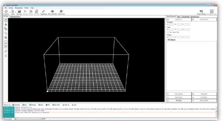 Der 3D-Drucker Velleman K8200 im Aufbau: Repetier-Software (Bild: Velleman nv)