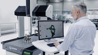 Das vollständig digitalisierte Koordinatenmessgerät Maestro für präzise Messtechnik in der Produktion präsentiert Hexagon auf der AMB in Halle 9, Stand 9C51. (Bild: Hexagon)