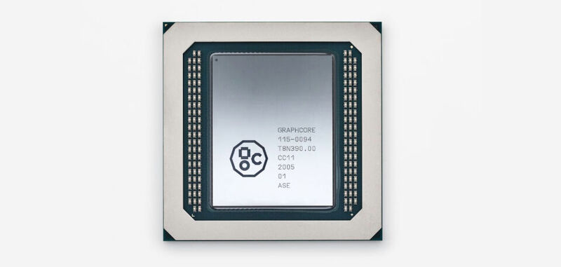 Neue Spitzenklasse für KI: Der Colossus Mark 2 vereint 59,4 Milliarden Transistoren auf einem Chip und ist in der Lage, mit 1472 unabhängigen Prozessorkernen 8832 separate Rechen-Threads parallel auszuführen. 