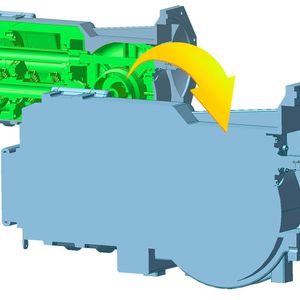 Mit der Außenhülle-Funktion wird das gesamte Innenleben eines 3D-Modells entfernt.