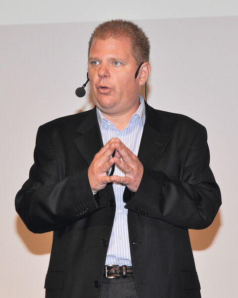 IBM-Manager Marcus Alexander MacDougall stellte das PureFlex-Konzept vor. (Archiv: Vogel Business Media)