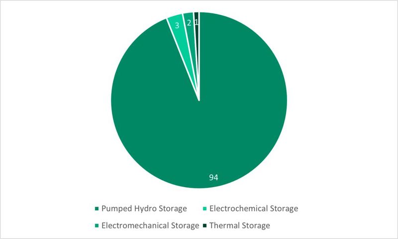Image one. Market share of storage system technologies in percentage.