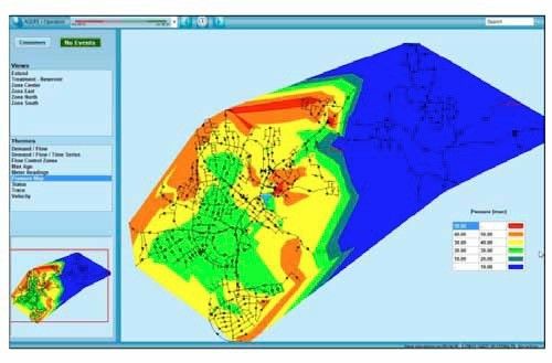 FIG. 5: Aquis Hydraulic modeling software tool (Picture: Schneider Electric Industries)