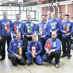Bei den Kfz-Mechatronikern waren Teilnehmende aus jedem der 16 Bundesländer vertreten.(Bild:  Schmidt - VCG)