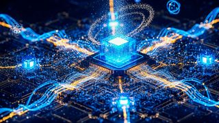 The quantum behavior of electrons shapes semiconductor devices—and the power converters that deliver electricity to modern computing systems. (Source: © Celt Studio - stock.adobe.com)