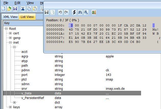 Passwort-Hash eines E-Mail-Accounts. (Archiv: Vogel Business Media)