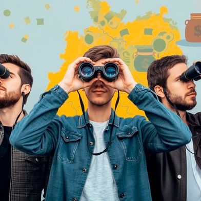 Jedes Jahr vergibt die öffentliche Hand Milliarden Euro in Aufträgen, doch junge Unternehmen wie Start-ups haben oft Schwierigkeiten, daran teilzuhaben. Die neue Bitkom-Vergabekarte hilft bei der Suche. (Bild: Canva / KI-generiert)